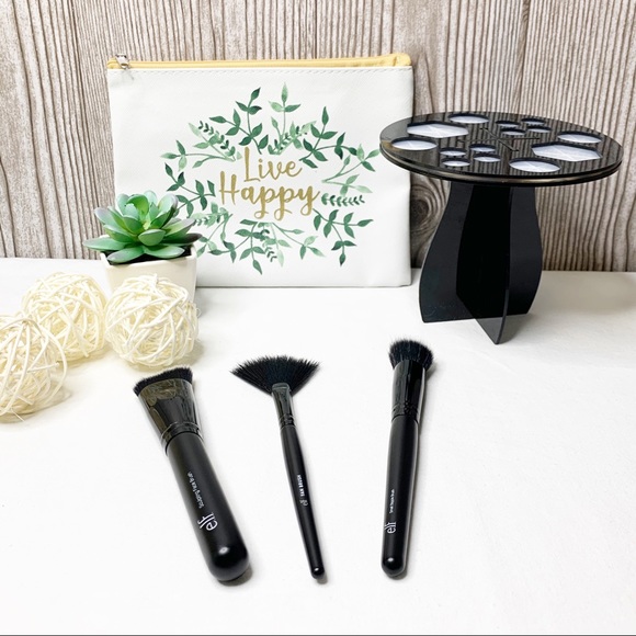 NWT 4pc Make-Up Brush & Drying Rack Set - Picture 15 of 16